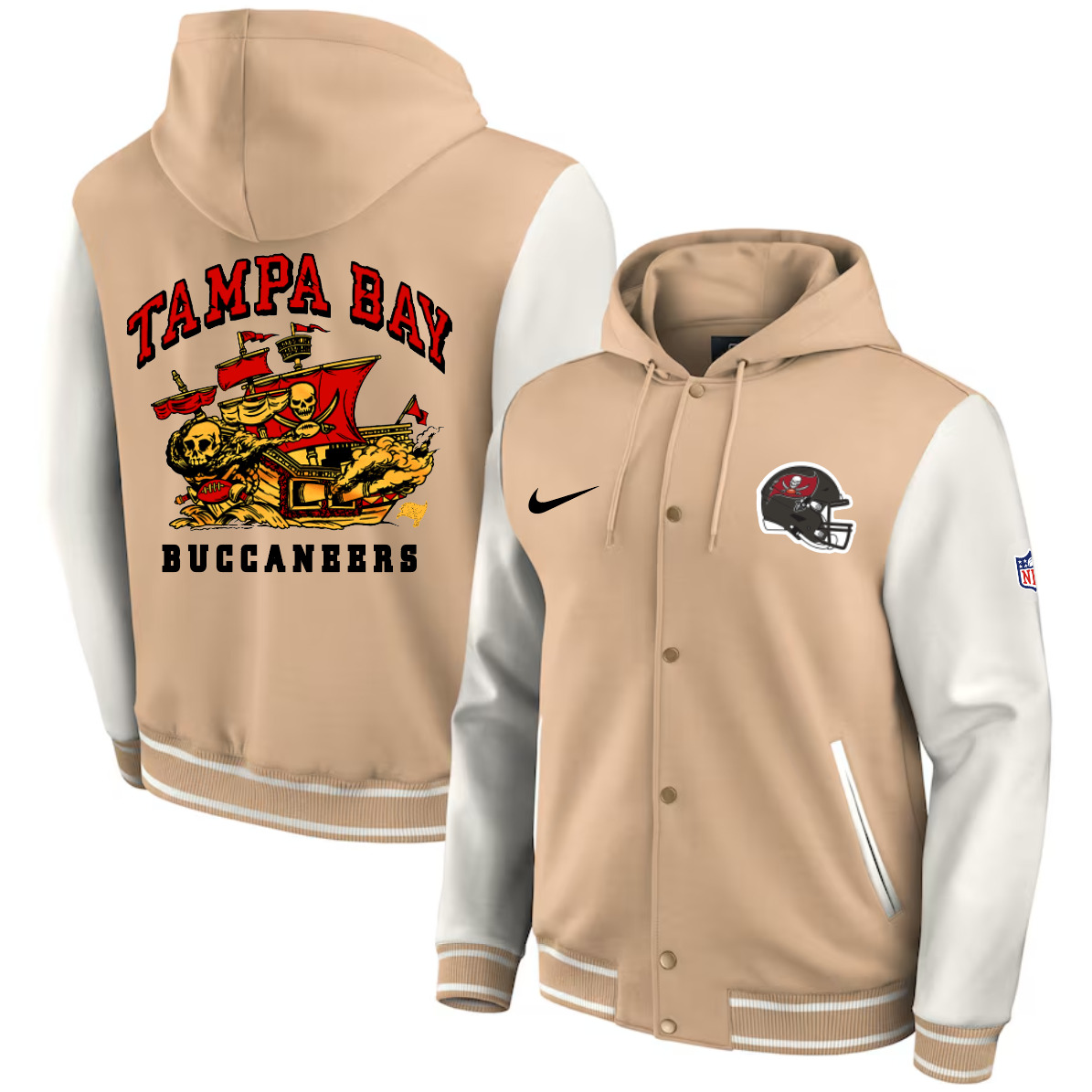 Men 2025 NFL Tampa Bay Buccaneers jacket syle 2